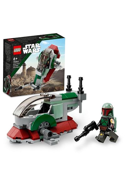 LEGO ® Star Wars™ Boba Fett's Starship™ Micro Warrior 75344 - Toy Building Set (85 Pieces)