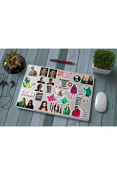 Major Selection Set de autocolante tematice Betsy Sgma Boy - Agenda, Jurnal, Planificator, Bullet Journal
