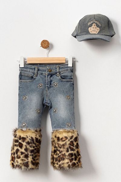 XO Kids Girl's Trousers with Hat Gift - 2-6 Years 2200