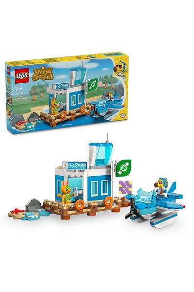 LEGO ®   Animal Crossing ™   Fly with Dodo Airlines 77051 - 7+ Toy Construction Set (292 Pieces)