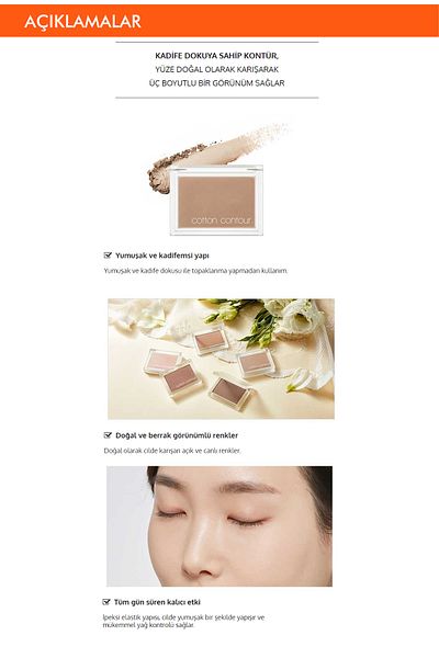 Missha Natural Looking Velvet Contour Cotton - Salted Hot Choco