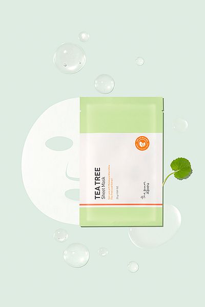 Missha A'Pieu the Pure Tea Tree Sheet Mask - Moisturizing Sheet Mask Prone to Oil and Acne