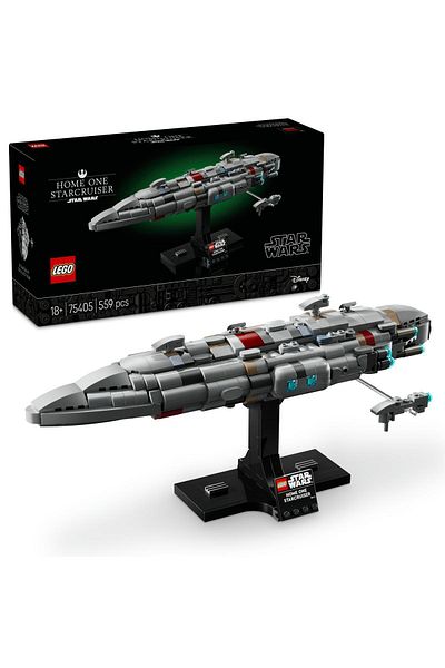 LEGO ®   Star Wars ™   Home One Starcruiser 75405 - 18+ Creative Model Building Kit (559 Pieces)