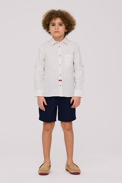 Nebbati Bg Store Boy's Stripe Shirt