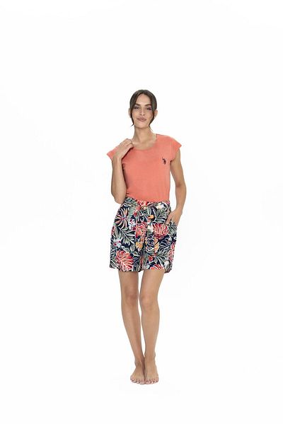 U.S. Polo Assn. Women's Modal T-Shirt - Team Fashion Cotton Viskor Fabric Top Bottom