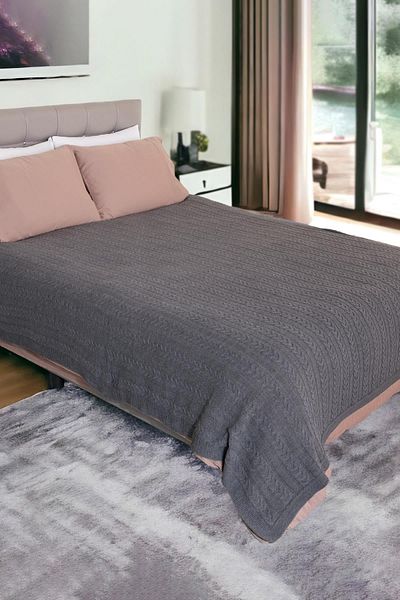 DALİSA Mathilda Knitted Soft Bedspread and Lightweight Blanket for Home Use