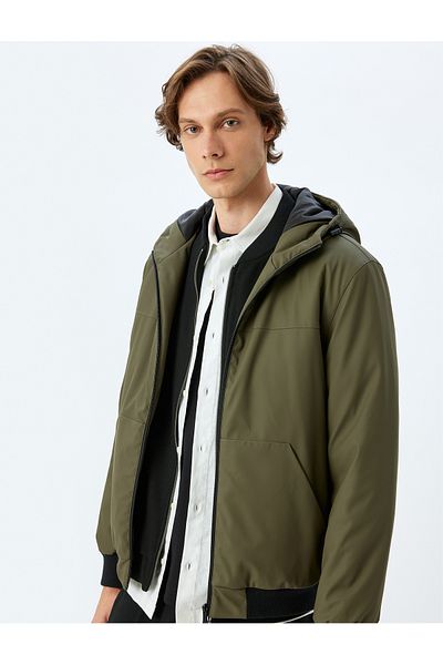 Koton Jachetă de sezon cu fermoar slim fit