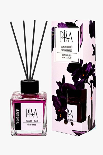 Pisa Siyah Orkide Çubuklu Oda Kokusu Black Orchid Reed Diffuser 100ml
