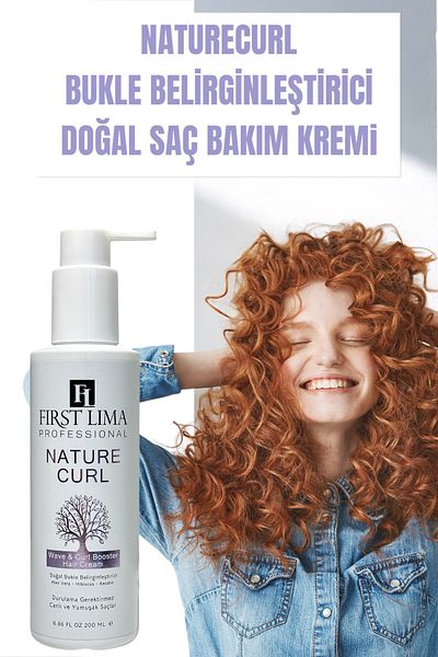 First Lima Professional Natural Curl Enhancing Leave-In Cream for Curly & Wavy Hair