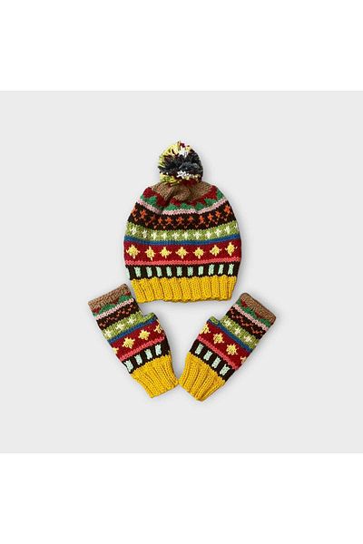 MESKSTORE Unisex Beanie Gloves Set
