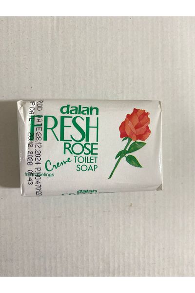 Dalan Fresh Rose Cream Toilet Soap Fresh Feelings 100 Gr 12 Pcs