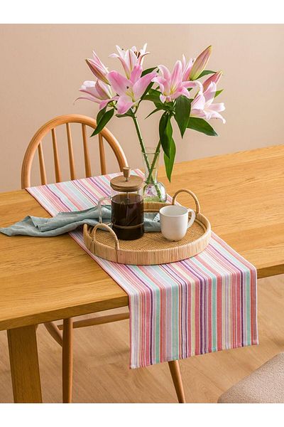 LC Waikiki Mixed Striped Runner 40X120 cm