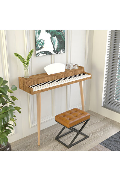 Uçar Mobilya Piyano Tasarımlı Dresuar, Masa, Petek Üstü & Kapaklı