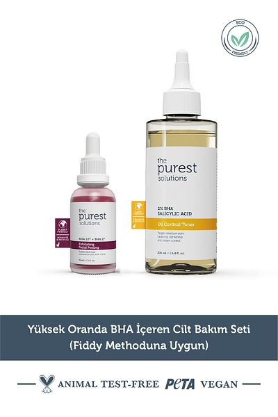 The Purest Solutions Σετ περιποίησης δέρματος που περιέχει υψηλή αναλογία Bha 30 ml 200 ml