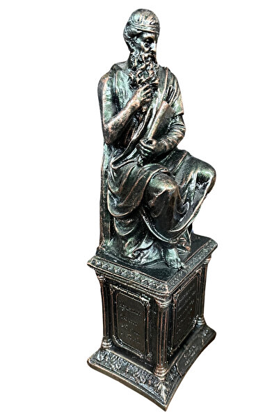 ArtemisDükkan Platon Plato Eflatun Heykel Biblo 28 Cm