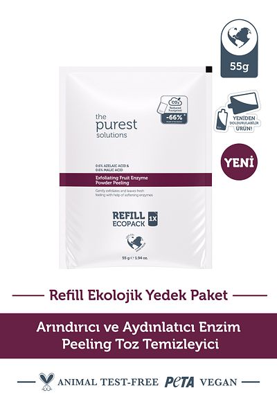 The Purest Solutions Enzyme Peeling Powder Cleanser 55gr - Azelaic and Malic Acid 0,6%