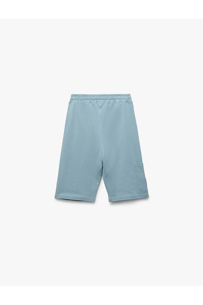 Koton Pantaloni scurți din bumbac, cu buzunare, cu talie