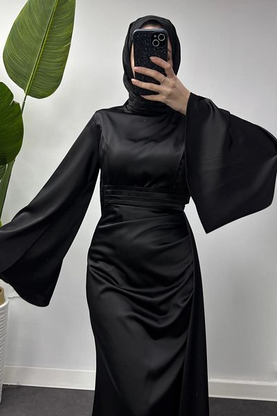 Tarzım Tuba Large Spanish Sle Long Piece Detail Special Occasion Evening Dress