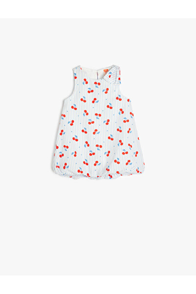 Koton Rochie din bumbac fără mâneci cu model cireș