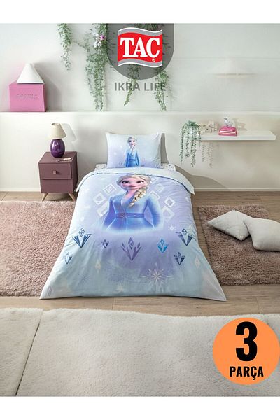 Taç Frozen Diamond Disney Single Duvet Cover Set