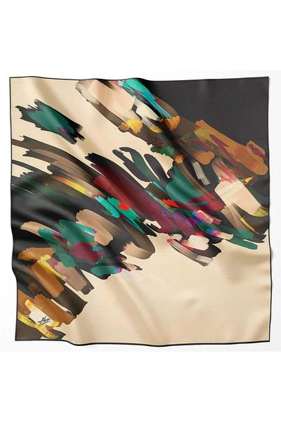 Aker Eșarfă din poliester Twill Tivil - 8295795 -917