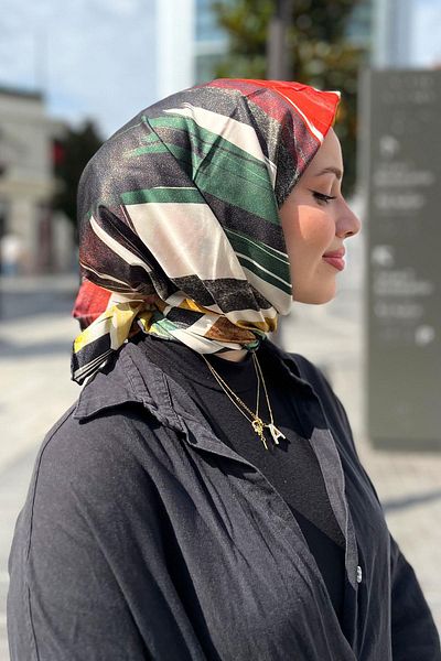 Aker Eșarfă Tivil Twill din poliester - Lurex - 6440795 -912