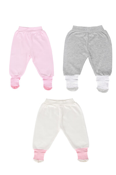 Kindo Baby "3-Piece Baby Booties and Trousers Set - Soft Organic Fabric" Mother's Favorite'' 3 Pieces 100% Cotton