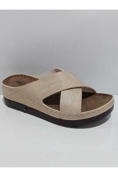 ARYAN 07-096 Anatomical Women's Wedge Heel Slippers