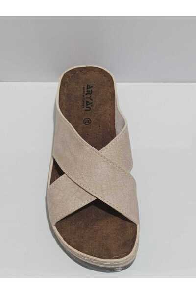 ARYAN 07-096 Anatomical Women's Wedge Heel Slippers