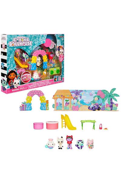 Gabby's Dollhouse Nessiworld 6069141   Gabbys Dollhouse Dream House Pandi Patinin Birthday Set