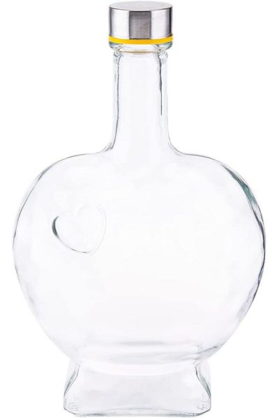 AKDC Glass Bottle W/Lid L(9CM) XW(15CM) XH(26CM) Transparent