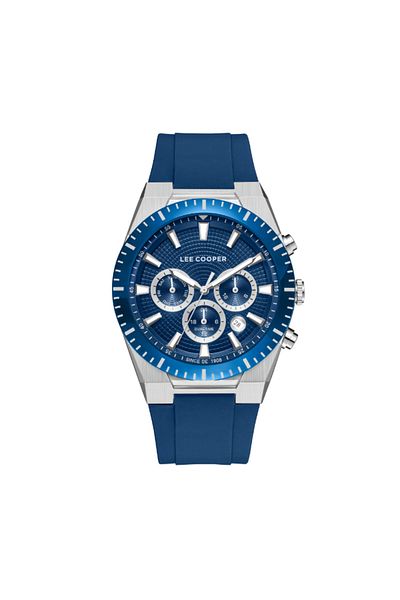 Lee Cooper LC08088.399 Men Multi Function Display Watch & Silicone Strap Dark Blue