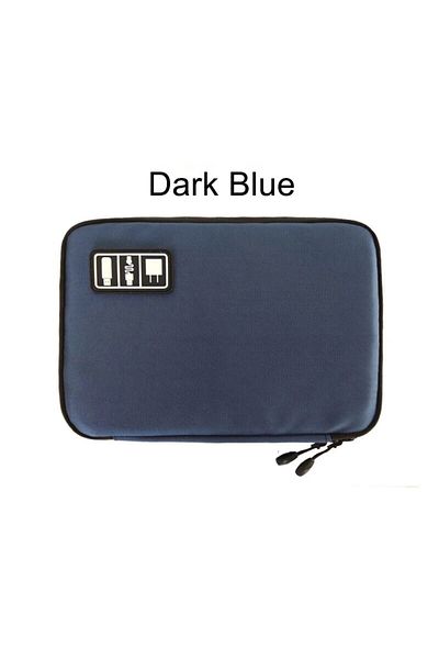 Choice 1pc Dark Blue 1pc Black Green Storage Bag Electronic Accessory Organizer Portable Usb Data Cable Cha