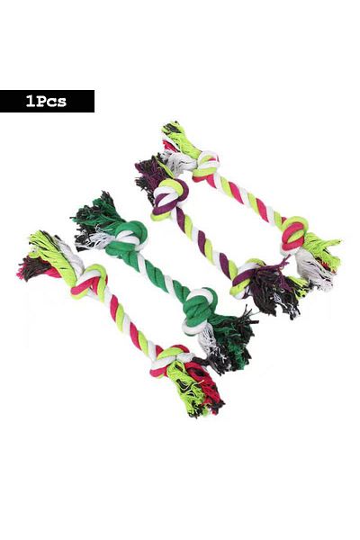 Choice A 16cm 1PC Dog Toy Carrot Knot Rope Ball Cotton Rope Dumbbell Puppy Cleaning Teeth Chew Toy Durable