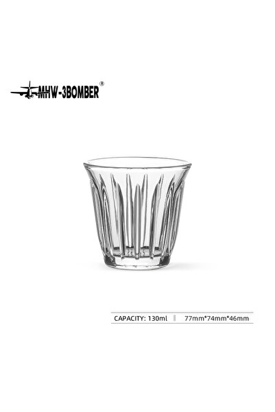 Choice 130ml MHW 3BOMBER 90-320ml Clear Glass Coffee Cup Drinking Glasses for Espresso Cappuccino Juice Coc