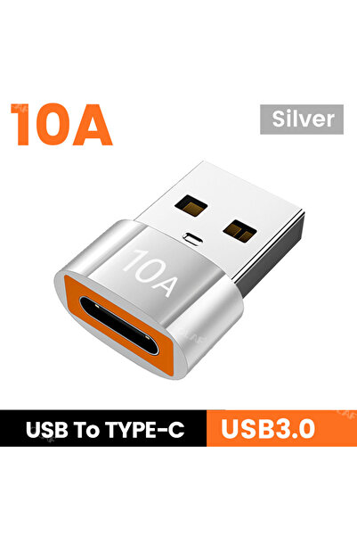 Choice محول USB 3.0 إلى Type C من النوع C إلى USB 3.0 من النوع C باللون الفضي...