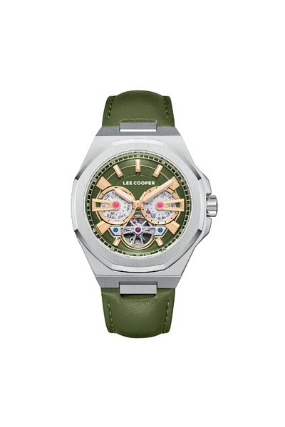 Lee Cooper Men Automatic Dark Green Dial Watch - LC08125.375
