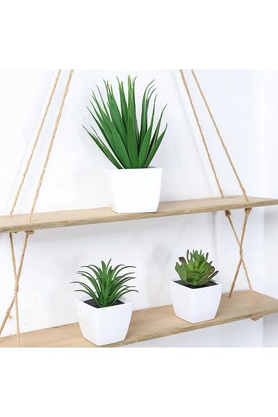 Choice S 231257ZH3 3PCS Artificial Plant Bonsai, Placed In Indoor Home, Restaurant, Office, Desktop, And Wi