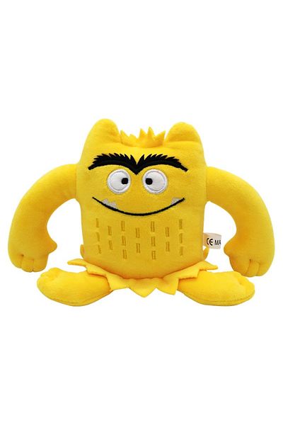 Choice 15cm Yellow 6 Colors The Color Monster Plush Toy Animal Soft Stuffed Dolls For Kids,1pcs/pack