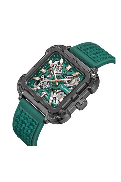 Lee Cooper Men Automatic Dark Green Dial Watch - LC08072.067
