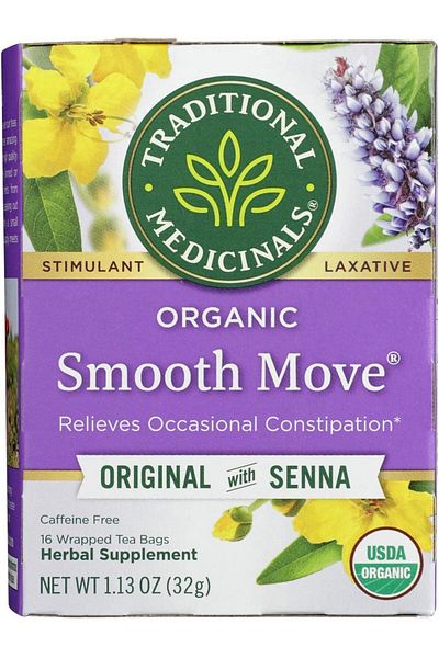 TRADITIONAL MEDICINALS Organic Smooth Move Chamomile 16 Ct 00201