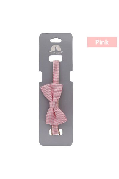 Choice Pink Dog Bow Collar Set - Adjustable Mixed Colors For Large Breeds - Perfect For Spring/Summer & Ind