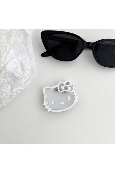 SANRIO 12" 1 Hello Kitty Phone Airbag Holder Mirror Colored Retractable Phone Stander Stretchable De