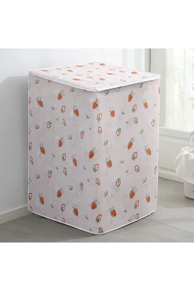 Choice 60x63x87cm Strawberry Peva Washing Machine Cover Waterproof Smooth Dust Covers Multi-function Househ