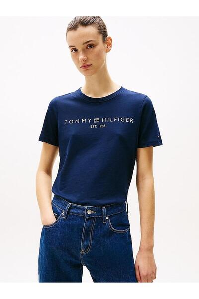 Tommy Hilfiger Γυναικείο μπλουζάκι REG CORP LOGO C-NK SS
