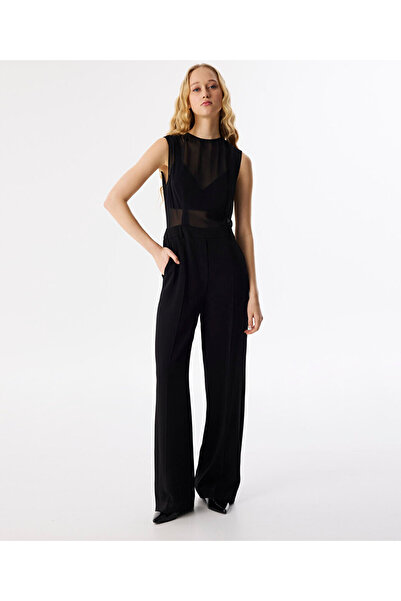 Twist Transparent Mix Jumpsuit