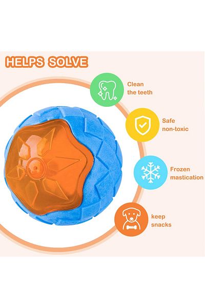 Choice Ball Toy Rubber Dog Toys for Dog Chewing Bite Resistant Squeaky Training Playing Toy Interactive Dog