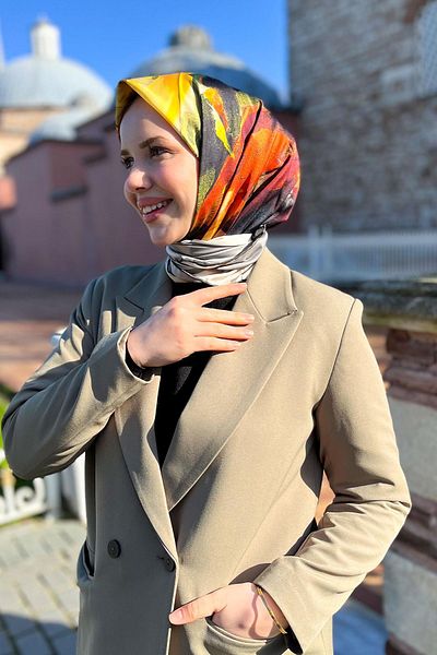 Aker Eșarfă Tivil - Twill de poliester - 8674795 -971