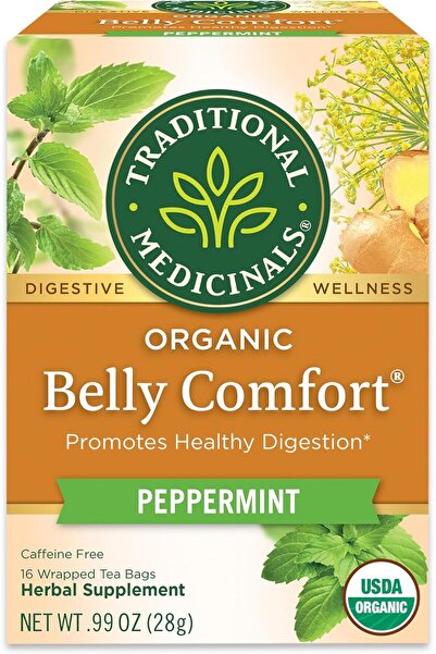 TRADITIONAL MEDICINALS Peppermint Green Tea Bags by Traditional Medicinals, 1...