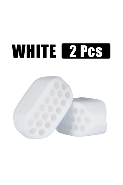 Choice WHITE 2 PCS Silicone Jaw Exerciser Facial Toner & Jawline Fitness Ball...